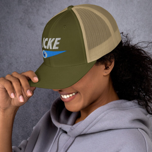 Icke Trucker Cap – Unisex (White Text) - Image 108