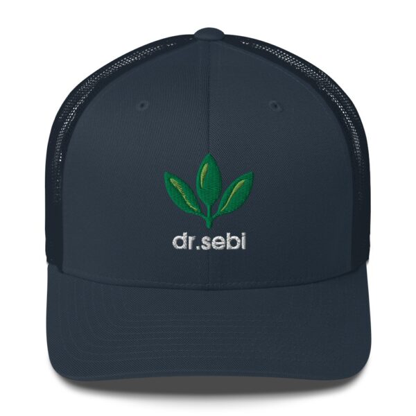 Dr. Sebi Trucker Cap – Unisex (White Text) - Image 25
