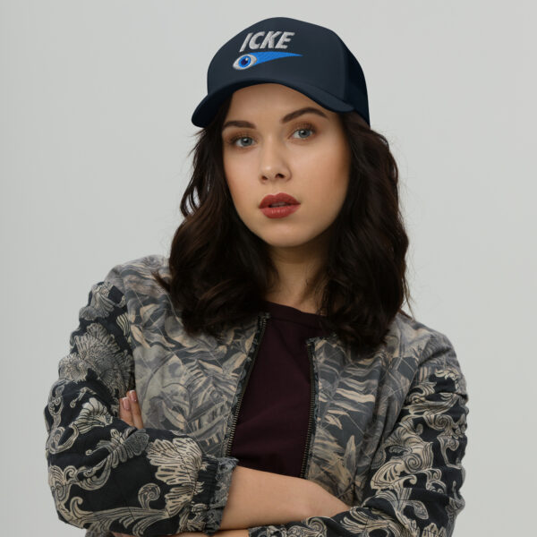 Icke Trucker Cap – Unisex (White Text) - Image 31