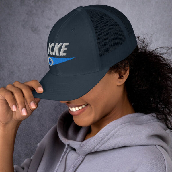 Icke Trucker Cap – Unisex (White Text) - Image 28