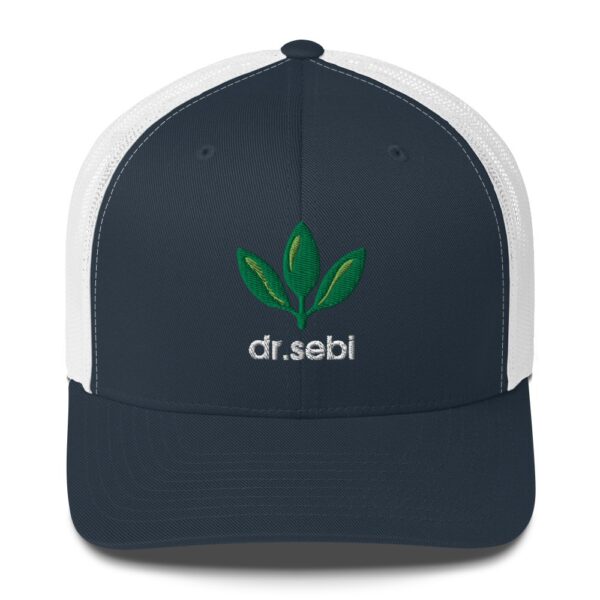Dr. Sebi Trucker Cap – Unisex (White Text) - Image 33
