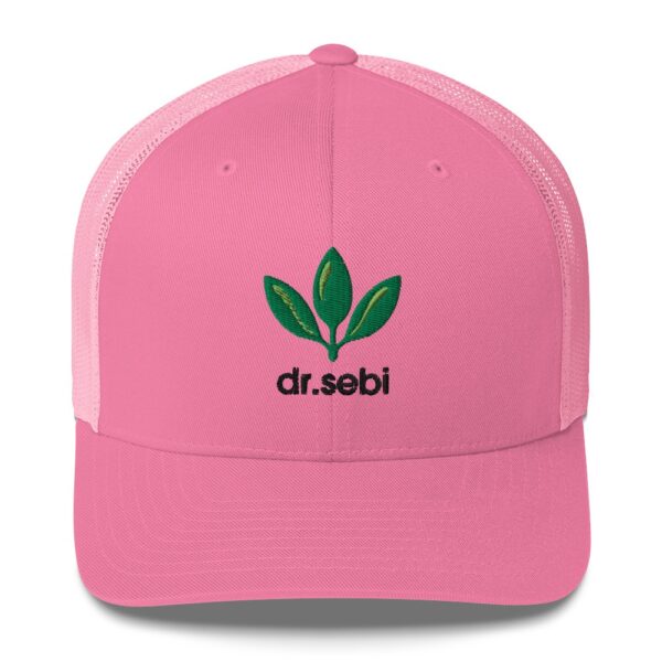 Dr. Sebi Trucker Cap – Unisex (Black Text) - Image 81