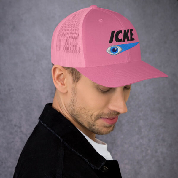 Icke Trucker Cap – Unisex (Black Text) - Image 51