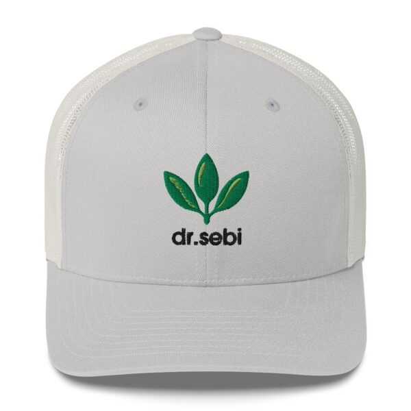 Dr. Sebi Trucker Cap – Unisex (Black Text) - Image 105