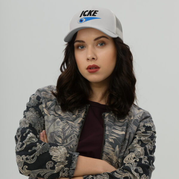 Icke Trucker Cap – Unisex (Black Text) - Image 71
