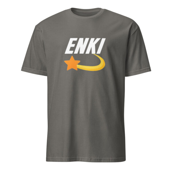Enki T-Shirt - Short-Sleeve Unisex Tee (White Text) - Image 33