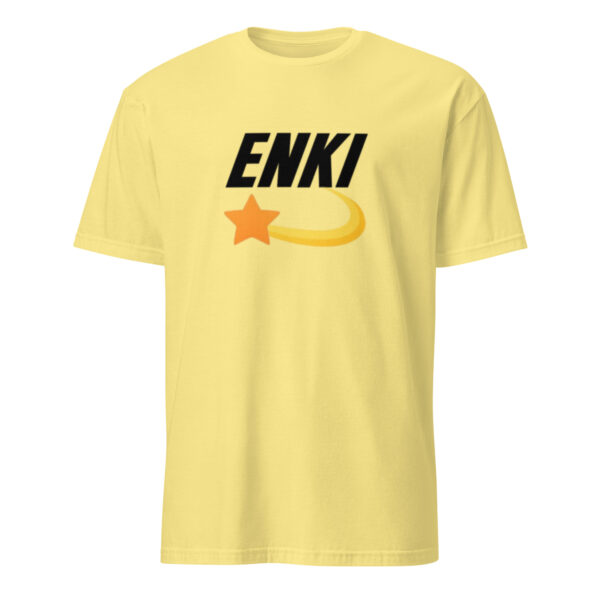 Enki T-Shirt - Short-Sleeve Unisex Tee (Black Text) - Image 43