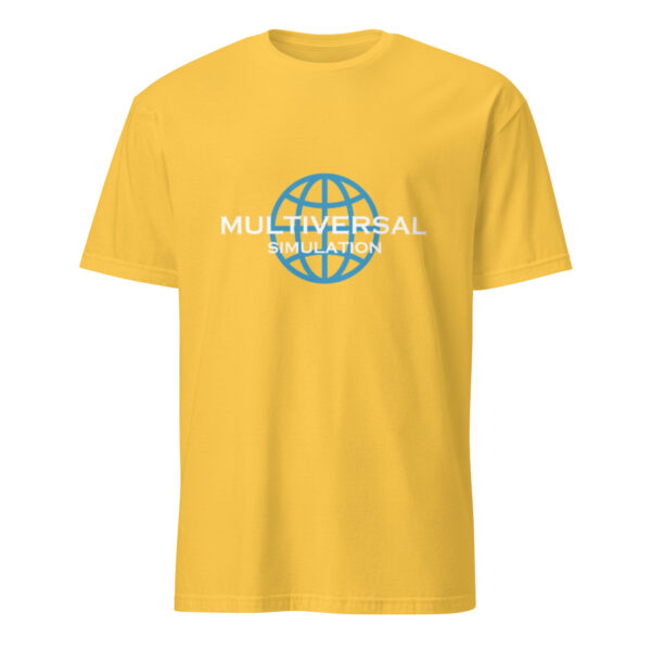 Multiversal Simulation T-Shirt – Unisex 100% Cotton Holographic Universe Tee (White Text) - Image 41
