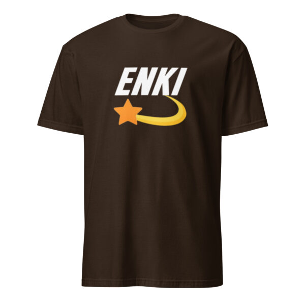 Enki T-Shirt - Short-Sleeve Unisex Tee (White Text) - Image 17