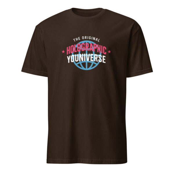 Holographic YOUniverse T-Shirt – Short-Sleeve Unisex Tee (White Text) - Image 15