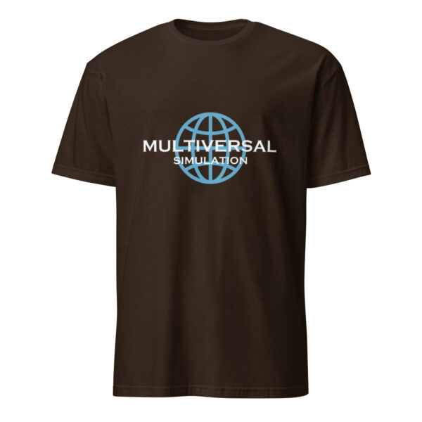 Multiversal Simulation T-Shirt – Unisex 100% Cotton Holographic Universe Tee (White Text) - Image 17