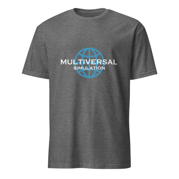 Multiversal Simulation T-Shirt – Unisex 100% Cotton Holographic Universe Tee (White Text) - Image 29