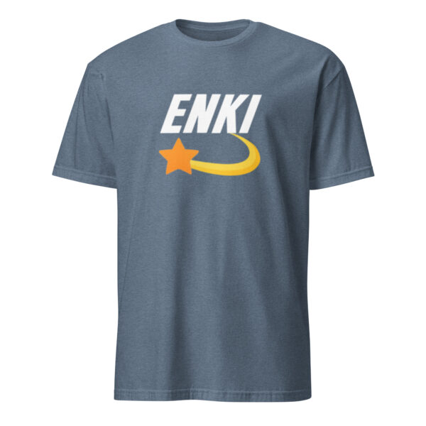 Enki T-Shirt - Short-Sleeve Unisex Tee (White Text) - Image 37