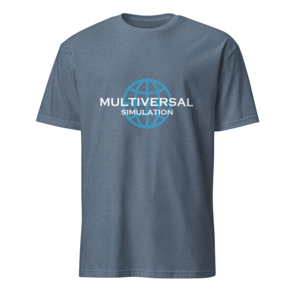 Multiversal Simulation T-Shirt – Unisex 100% Cotton Holographic Universe Tee (White Text) - Image 35