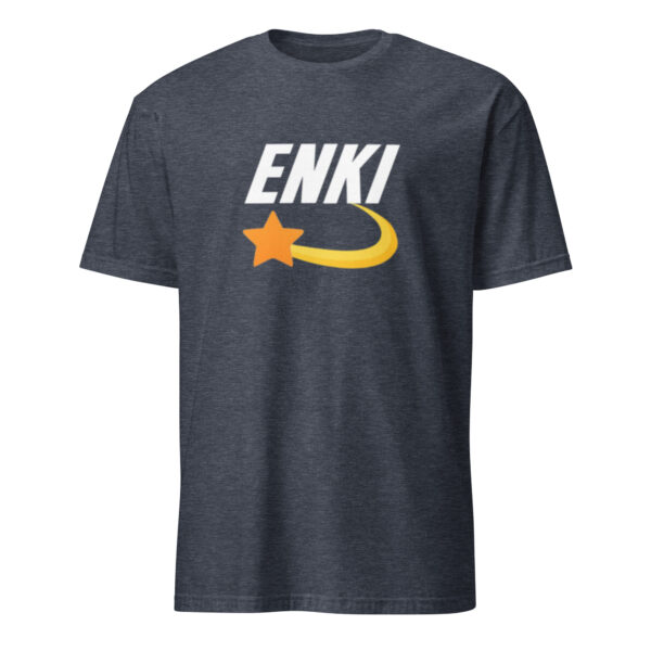 Enki T-Shirt - Short-Sleeve Unisex Tee (White Text) - Image 21