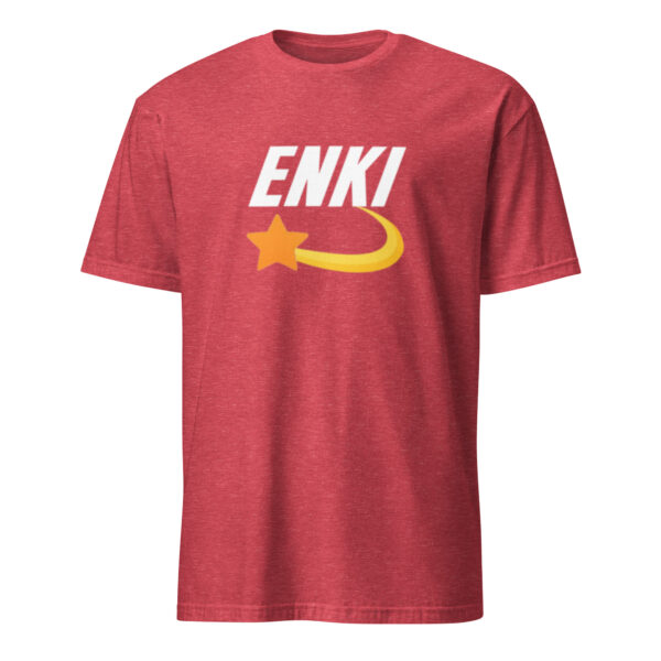 Enki T-Shirt - Short-Sleeve Unisex Tee (White Text) - Image 31
