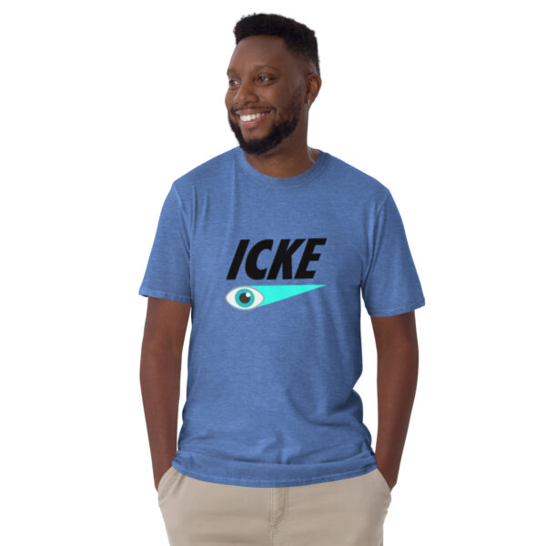 Icke T-Shirt - Short-Sleeve Unisex Tee (Black Text) - Image 5