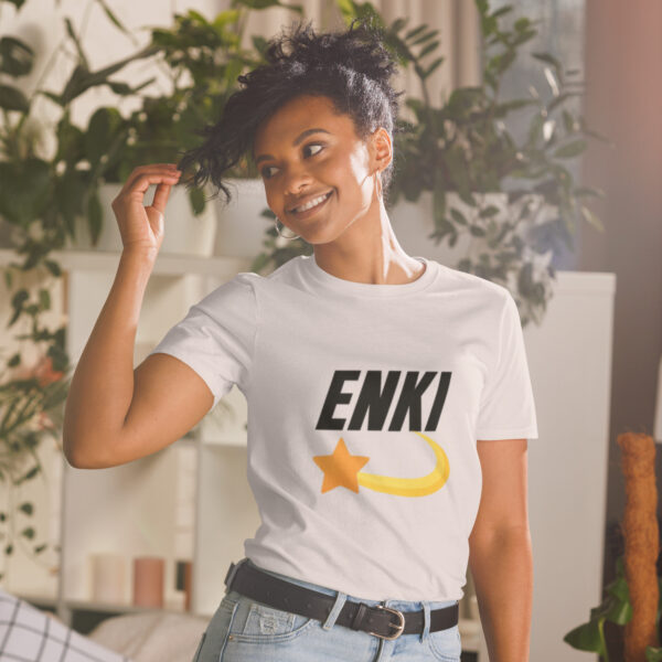 Enki T-Shirt - Unisex 100% Cotton Stay Woke Tee | Ancient Activist Clothes (Black Text) - Image 10