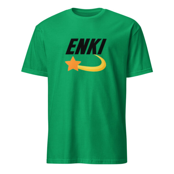 Enki T-Shirt - Short-Sleeve Unisex Tee (Black Text) - Image 33