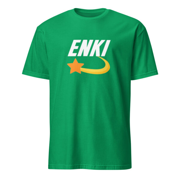 Enki T-Shirt - Short-Sleeve Unisex Tee (White Text) - Image 41