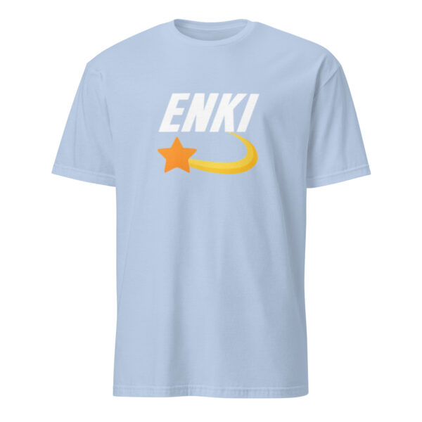 Enki T-Shirt - Short-Sleeve Unisex Tee (White Text) - Image 47