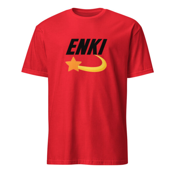 Enki T-Shirt - Short-Sleeve Unisex Tee (Black Text) - Image 13