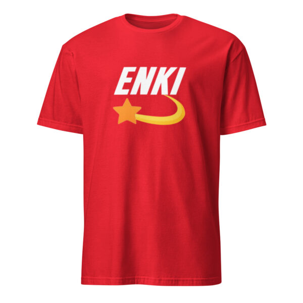 Enki T-Shirt - Short-Sleeve Unisex Tee (White Text) - Image 23
