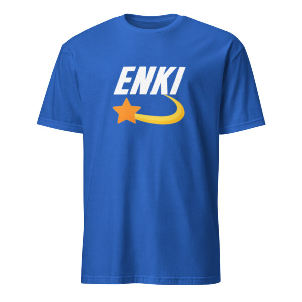 Enki T-Shirt - Short-Sleeve Unisex Tee (White Text) - Image 25