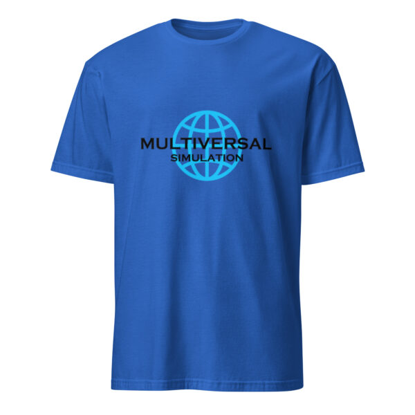 Multiversal Simulation T-Shirt – Unisex 100% Cotton Holographic Universe Tee (Black Text) - Image 15