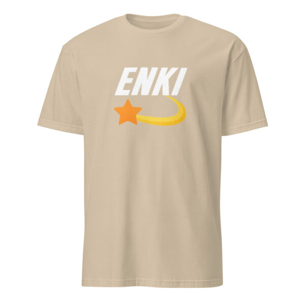 Enki T-Shirt - Short-Sleeve Unisex Tee (White Text) - Image 45