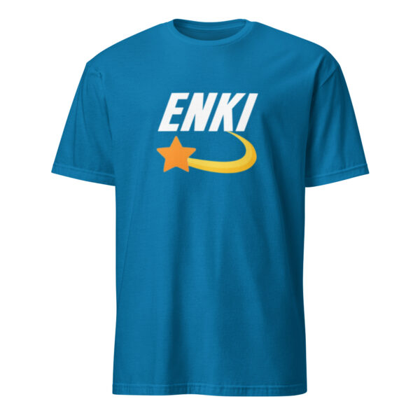 Enki T-Shirt - Short-Sleeve Unisex Tee (White Text) - Image 27