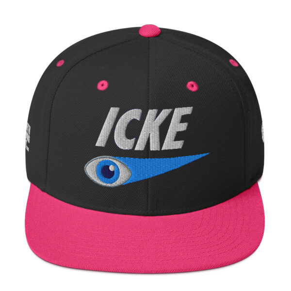 Icke Snapback Cap – Unisex (White Text) - Image 21