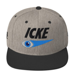 Icke Snapback Cap – Unisex (Black Text)
