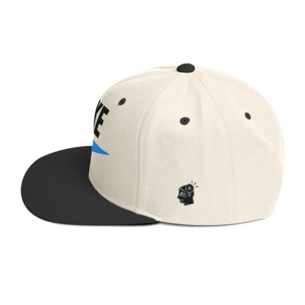 Icke Snapback Cap – Unisex (Black Text) - Image 40