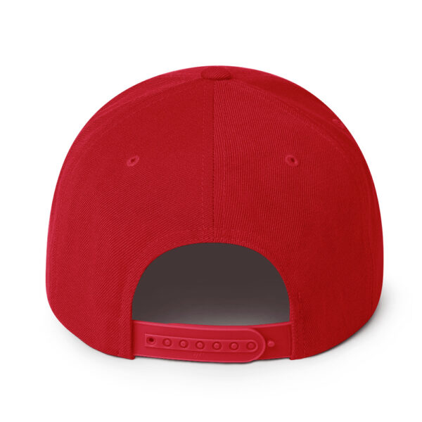 Icke Snapback Cap – Unisex (Black Text) - Image 14