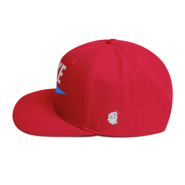 Icke Snapback Cap – Unisex (White Text) - Image 56
