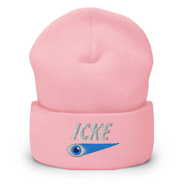 Icke Hat – Cuffed Beanie Unisex (White Text) - Image 18