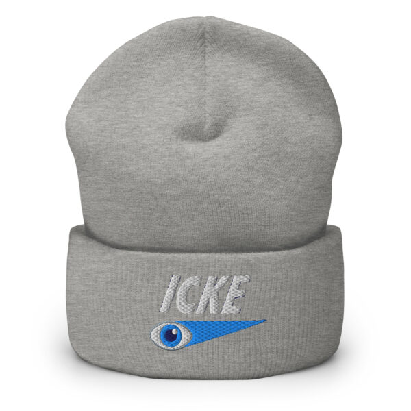 Icke Hat – Cuffed Beanie Unisex (White Text) - Image 16
