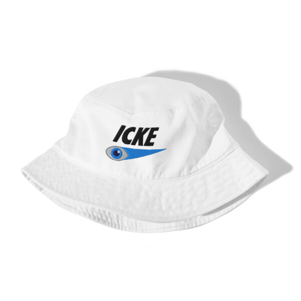 Icke Organic Bucket Hat – Unisex (Black Text) - Image 11