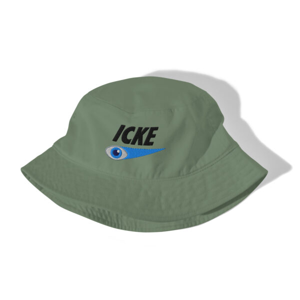 Icke Organic Bucket Hat – Unisex (Black Text) - Image 15