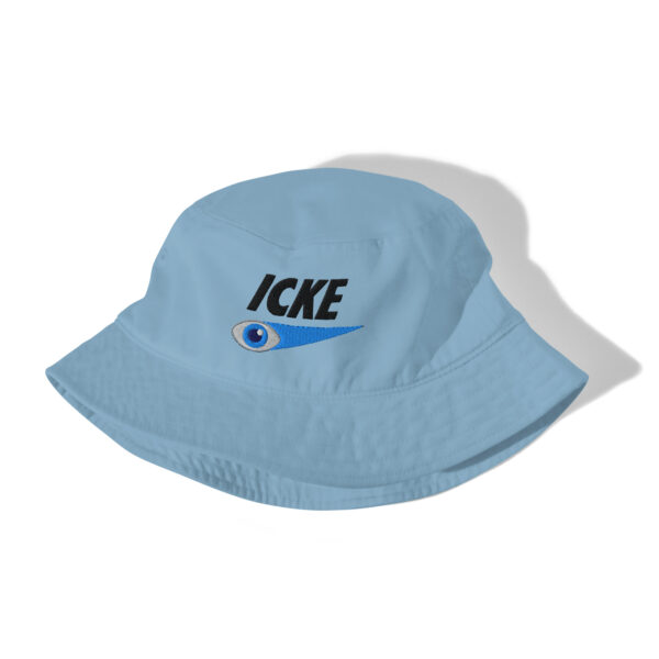 Icke Organic Bucket Hat – Unisex (Black Text) - Image 3
