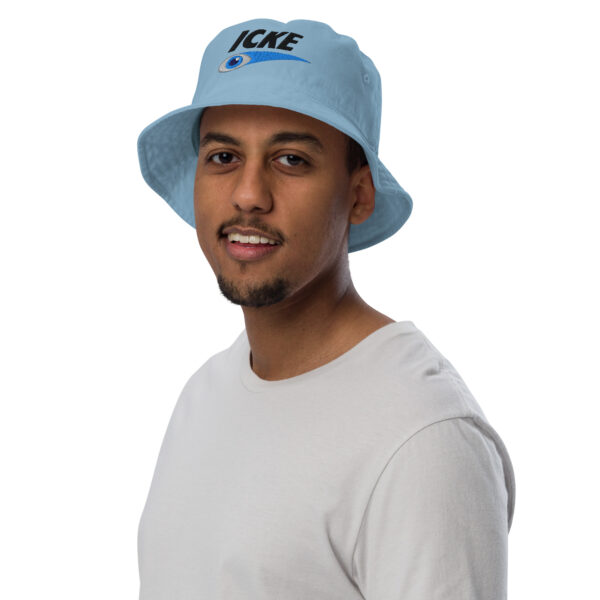 Icke Organic Bucket Hat – Unisex (Black Text) - Image 5