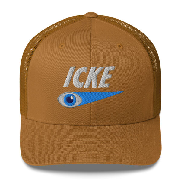Icke Trucker Cap – Unisex (White Text) - Image 89
