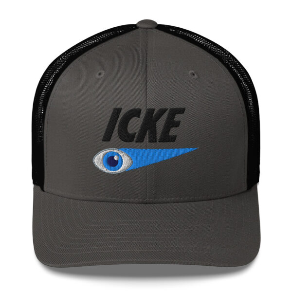 Icke Trucker Cap – Unisex (Black Text) - Image 9