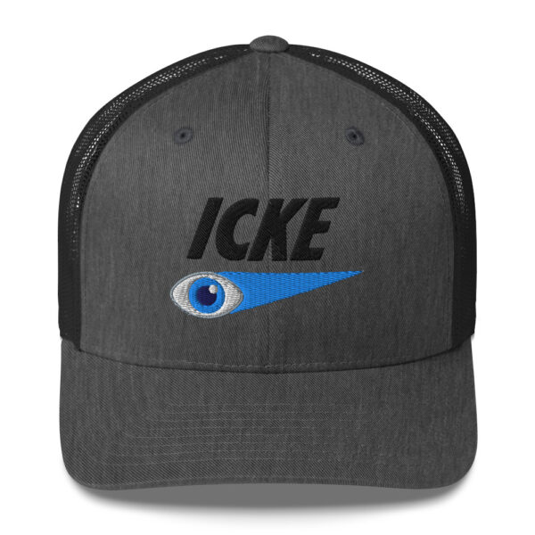 Icke Trucker Cap – Unisex (Black Text) - Image 17