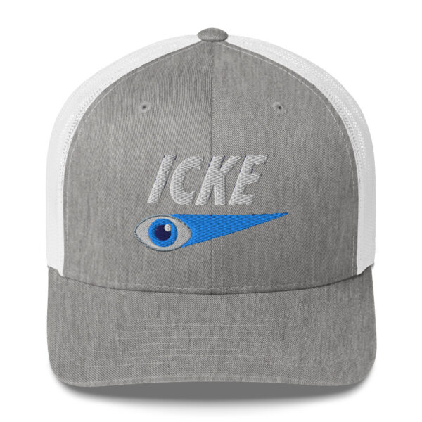 Icke Trucker Cap – Unisex (White Text) - Image 113