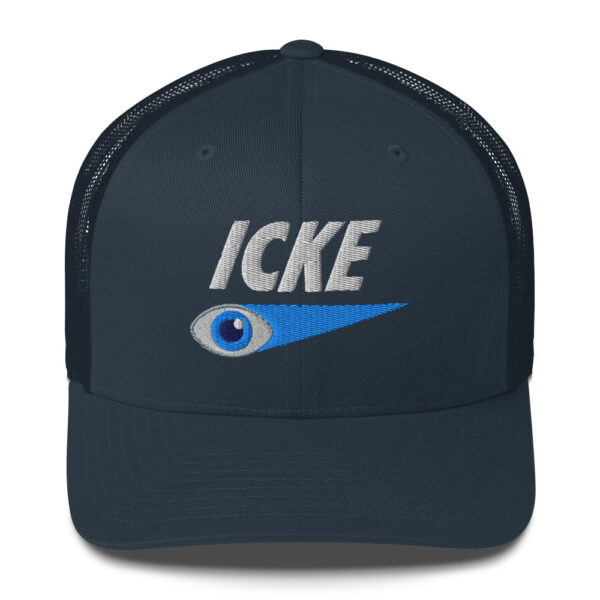 Icke Trucker Cap – Unisex (White Text) - Image 25
