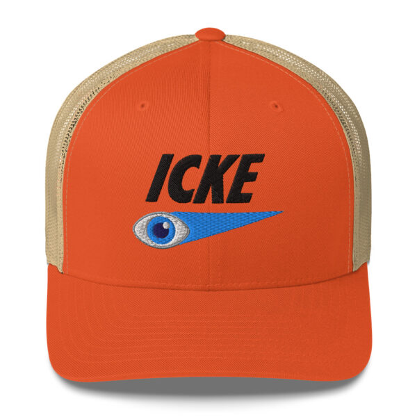 Icke Trucker Cap – Unisex (Black Text) - Image 41