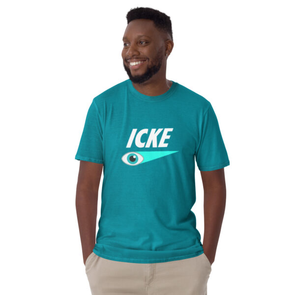 Icke T-Shirt - Short-Sleeve Unisex Tee (White Text) - Image 5