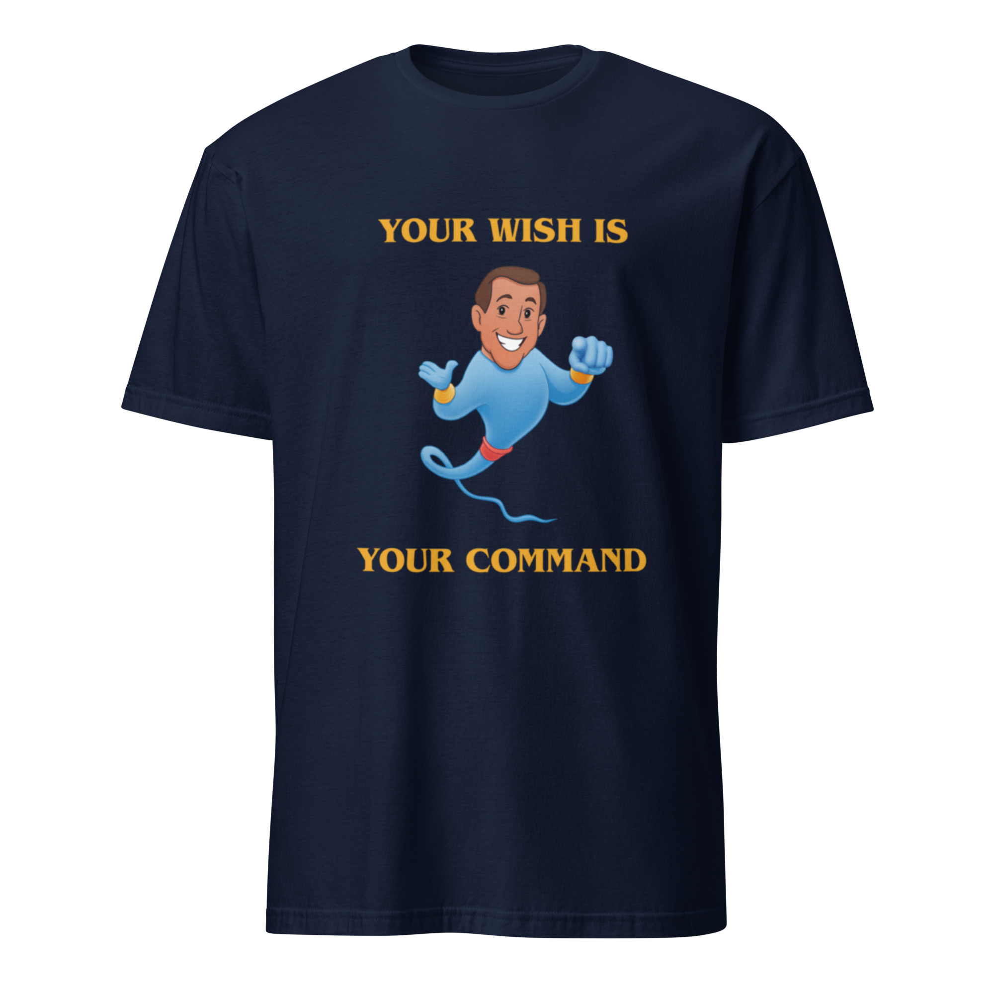 Kevin Trudeau Genie T-Shirt – Unisex Law of Attraction 100% Cotton Tee | Your Wish is Your Command Clothes